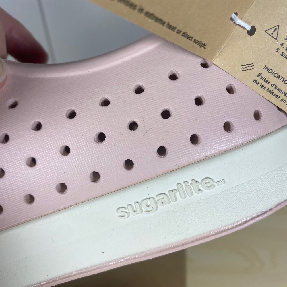 NEW IN BOX Native Jefferson Sugarlite Mens 11 Chameleon Pink Bone White Shoes - Picture 9 of 11